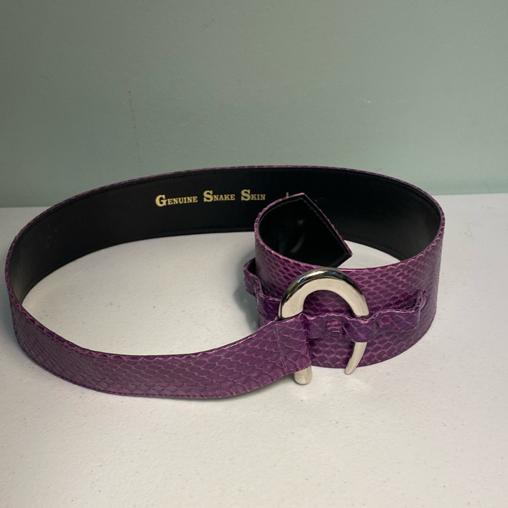 Genuine Snake Skin Women’s Belt
